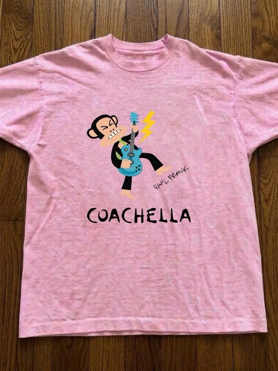 Tops - Coachella Pink Graphic Kids T‑Shirt